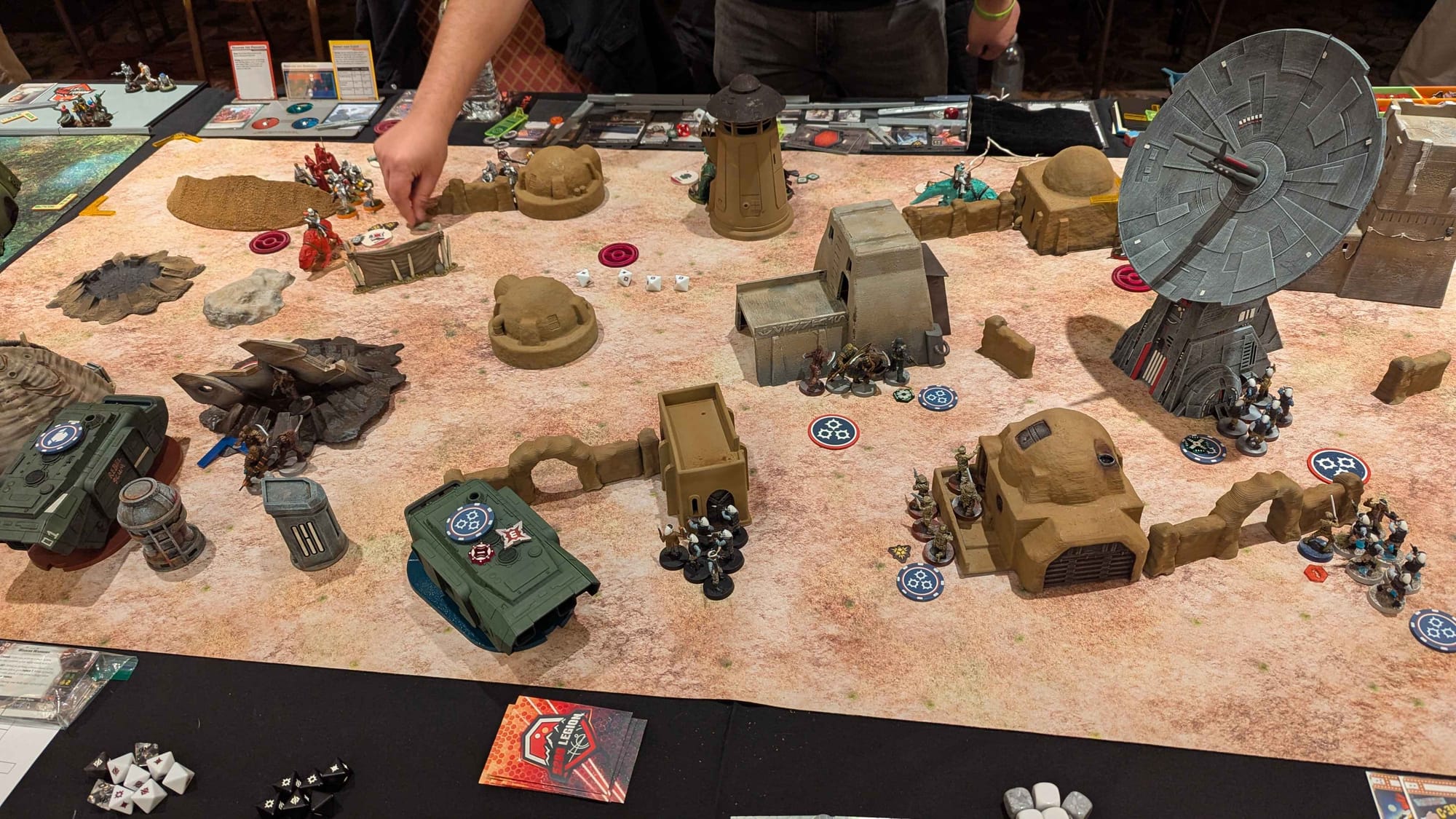 Photo of a game of Star Wars Legion